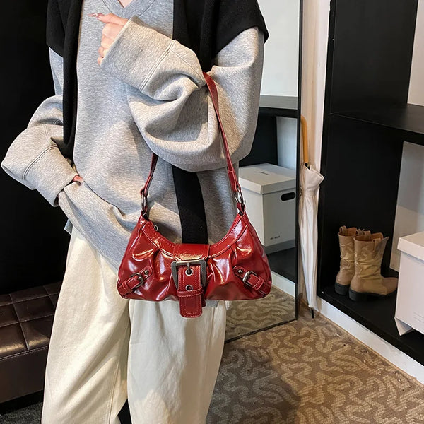 Chic Vintage Leather Shoulder Bag