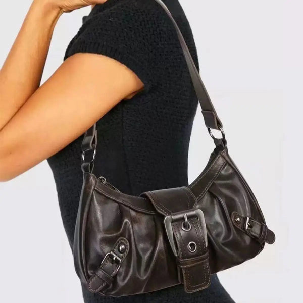 Chic Vintage Leather Shoulder Bag